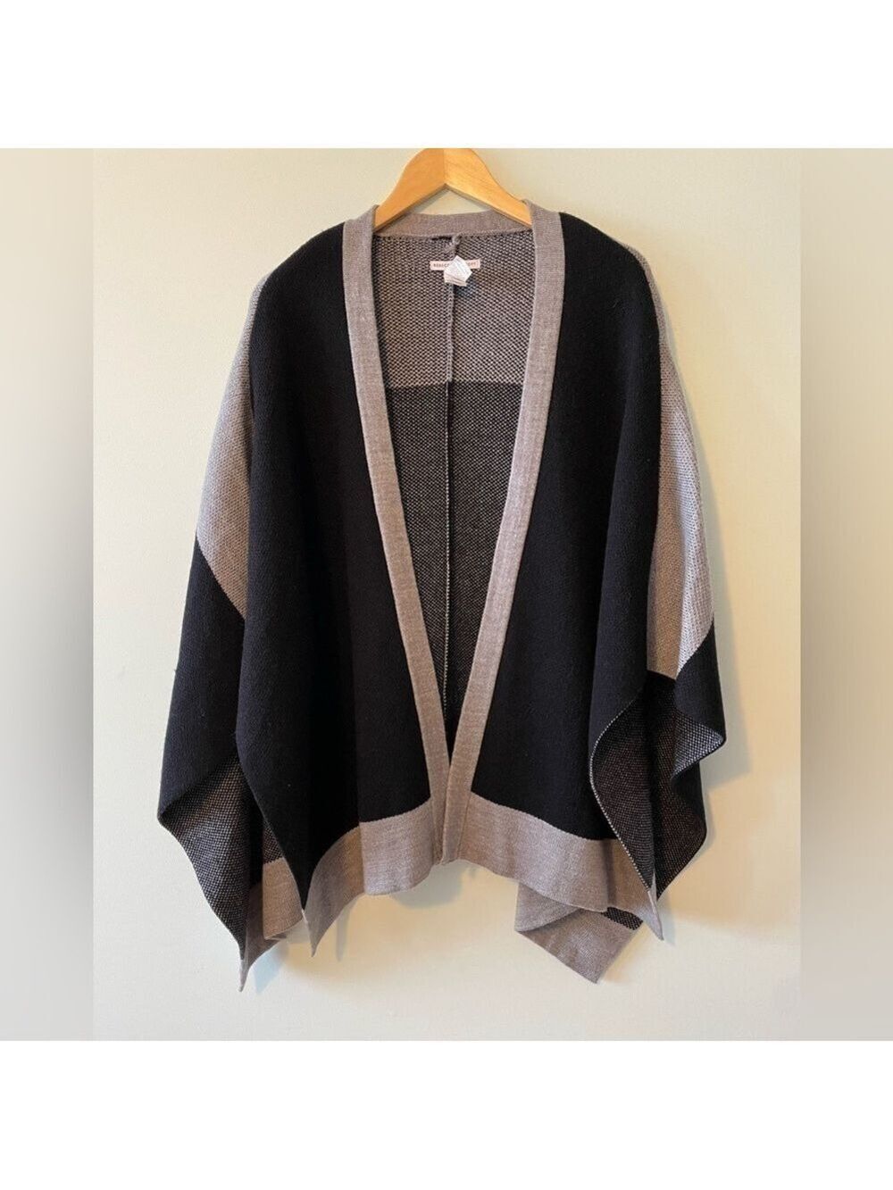 Rebecca Minkoff Colorblock Poncho Ruana - Picture 2 of 6